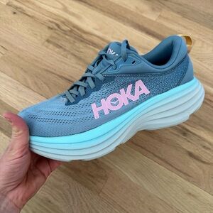 Hoka Bondi 8 Women’s Running Shoes Size 8 B Shadow/Dusk